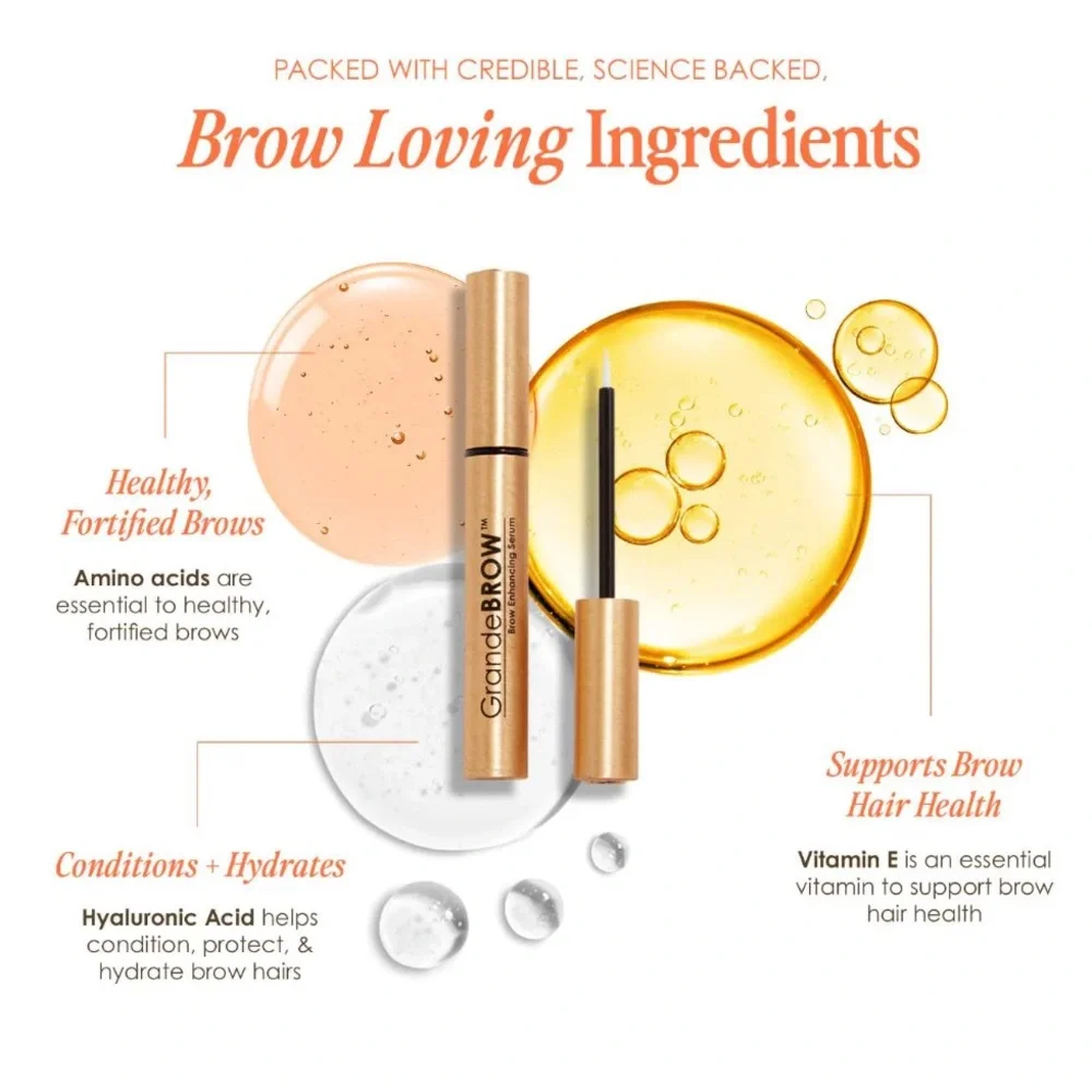 NEW Grande Brow 4 Month Supply Enhancing Serum 3ml